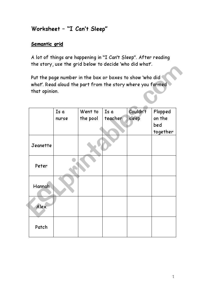 can and can`t worksheet
